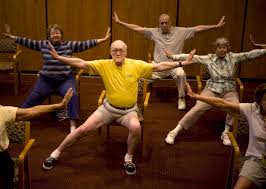 old people yoga